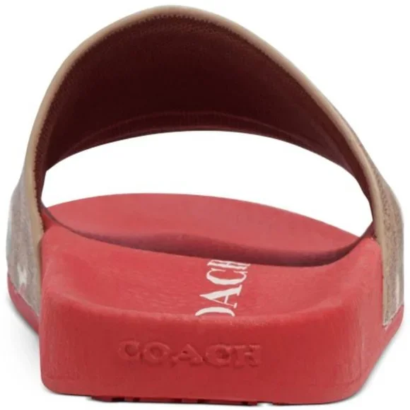 COACH Women's Udele Sport Pool Slides - Picture 3 of 4